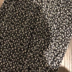 Zara midi floral print dress